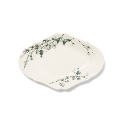 Studio M' | Vine Oval Plate - Small Blue