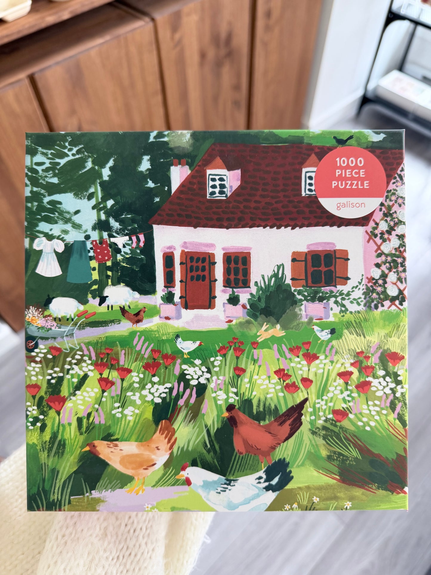 Galison -  Cottage Wildflowers 1000pcs Puzzle