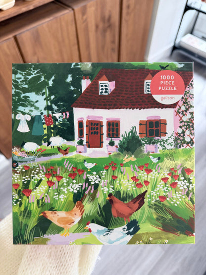 Galison -  Cottage Wildflowers 1000pcs Puzzle