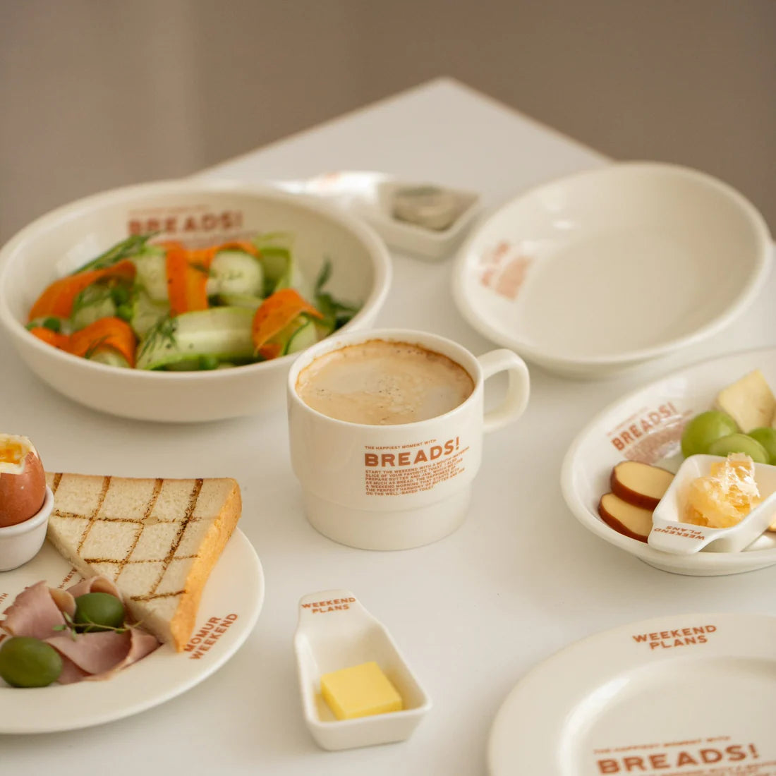 Momur | Weekend 8 Bread Mug（3 colors）