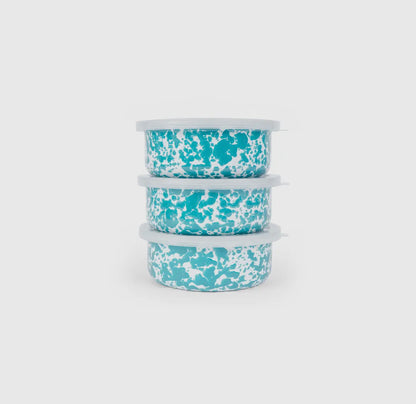 Crow Canyon | Splatter 13cm Storage Bowl with Lid (4 Colors）