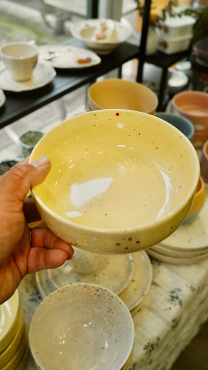 Egg Back Home｜New Party Series Yellow Cereal Bowl