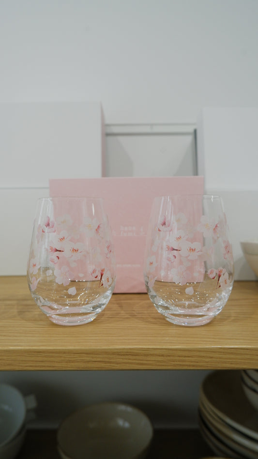 Hanafumi Pair Tumbler Set - Sakura Limoted Edition
