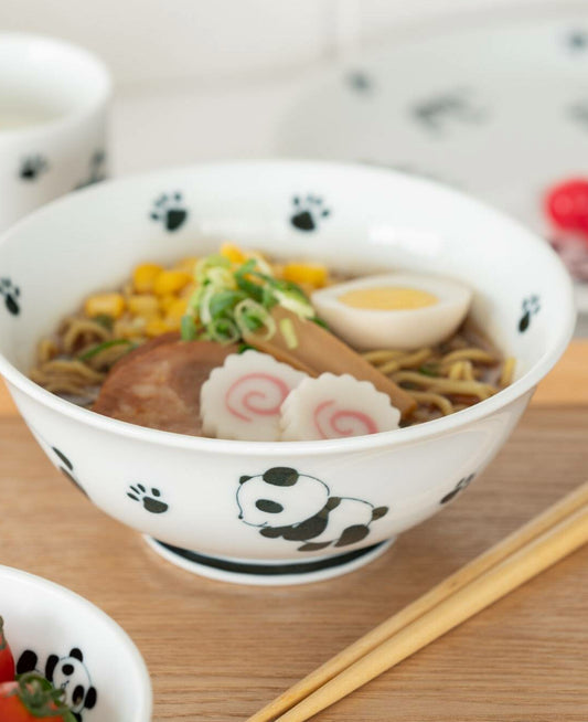 Mino Ware Panda Donburi Bowl