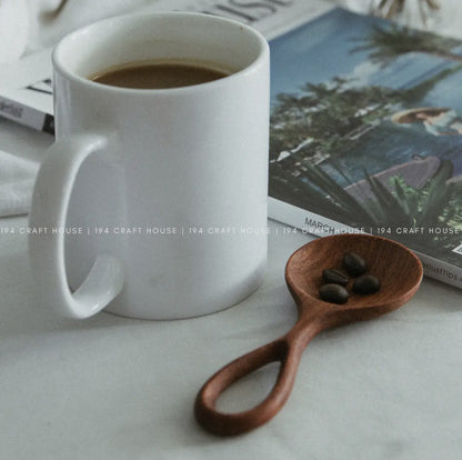 194 Craft House - Small Wooden Coffee/Tea Spoon