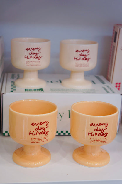 Momur | Weekend 7 Dinner Wine Cup 2 Piece Gift Set