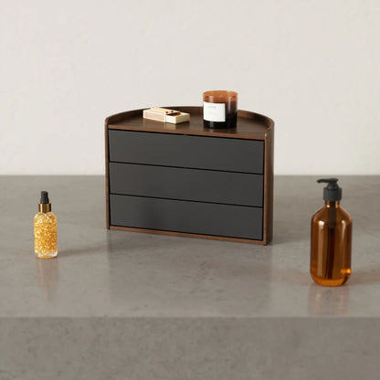 Umbra | MOONA STORAGE BOX- Black Walnut (Pick up & Delivery Only)