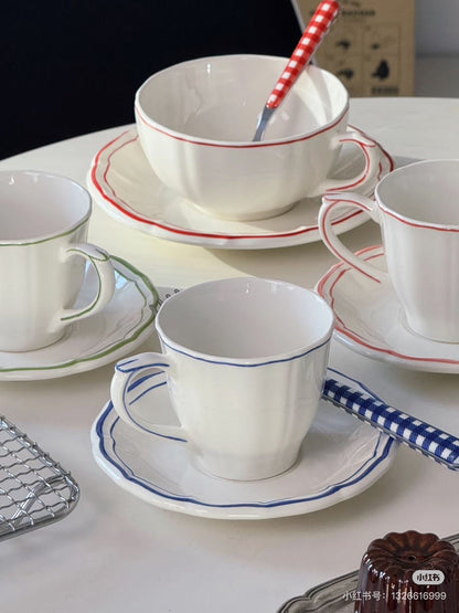 Gien Les Filet｜US Tea Cup (3 colors)