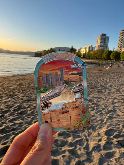 Limited Edition Vancouver Fridge Magnet - Summer