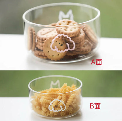 Lumiland｜Dog Friends Glass Bowl（4 styles）