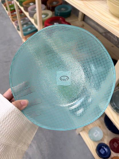 Eding | Checky Glass Salad Bowl