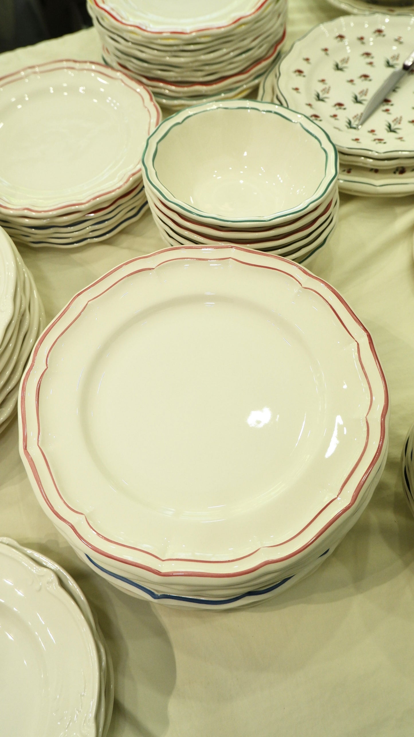 Gien Les Filet｜Dinner Plate（8 colors）
