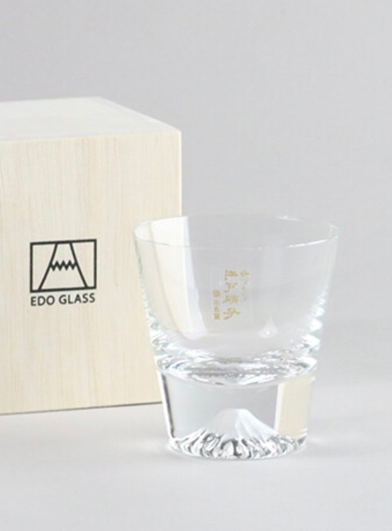 Edo Glass | Mt Fuji Glass Tumbler Small