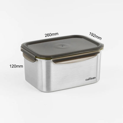 Cuitisan Stainless steel Microwavable Storage Box - Signature 4000ml