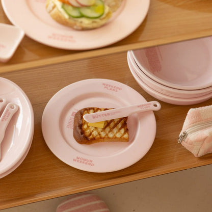 Momur | Weekend 6 Bread Plate（2 colors）