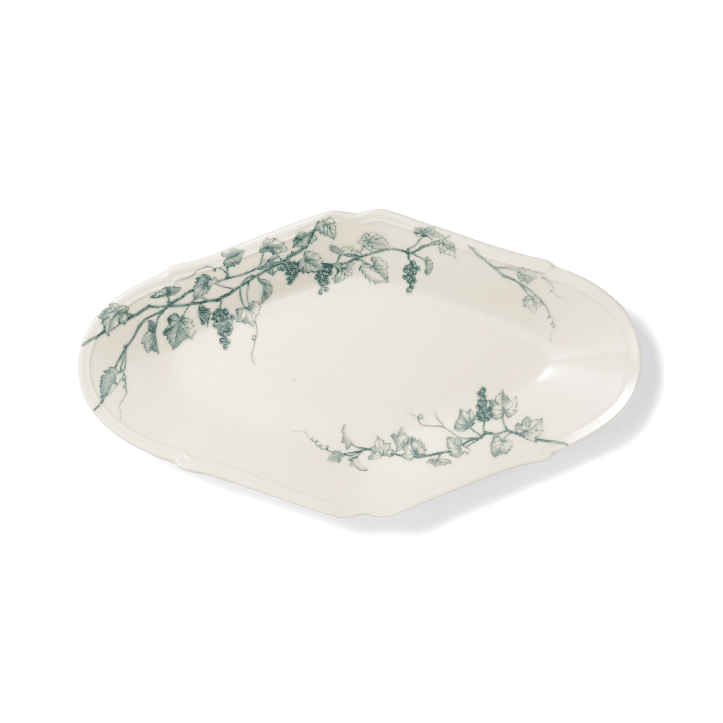 Studio M' | Vine Oval Plate - Large Blue