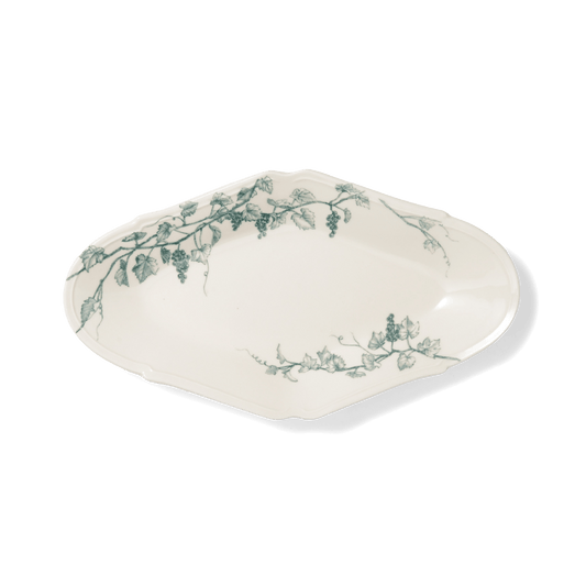 Studio M' | Vine Oval Plate - Large Blue