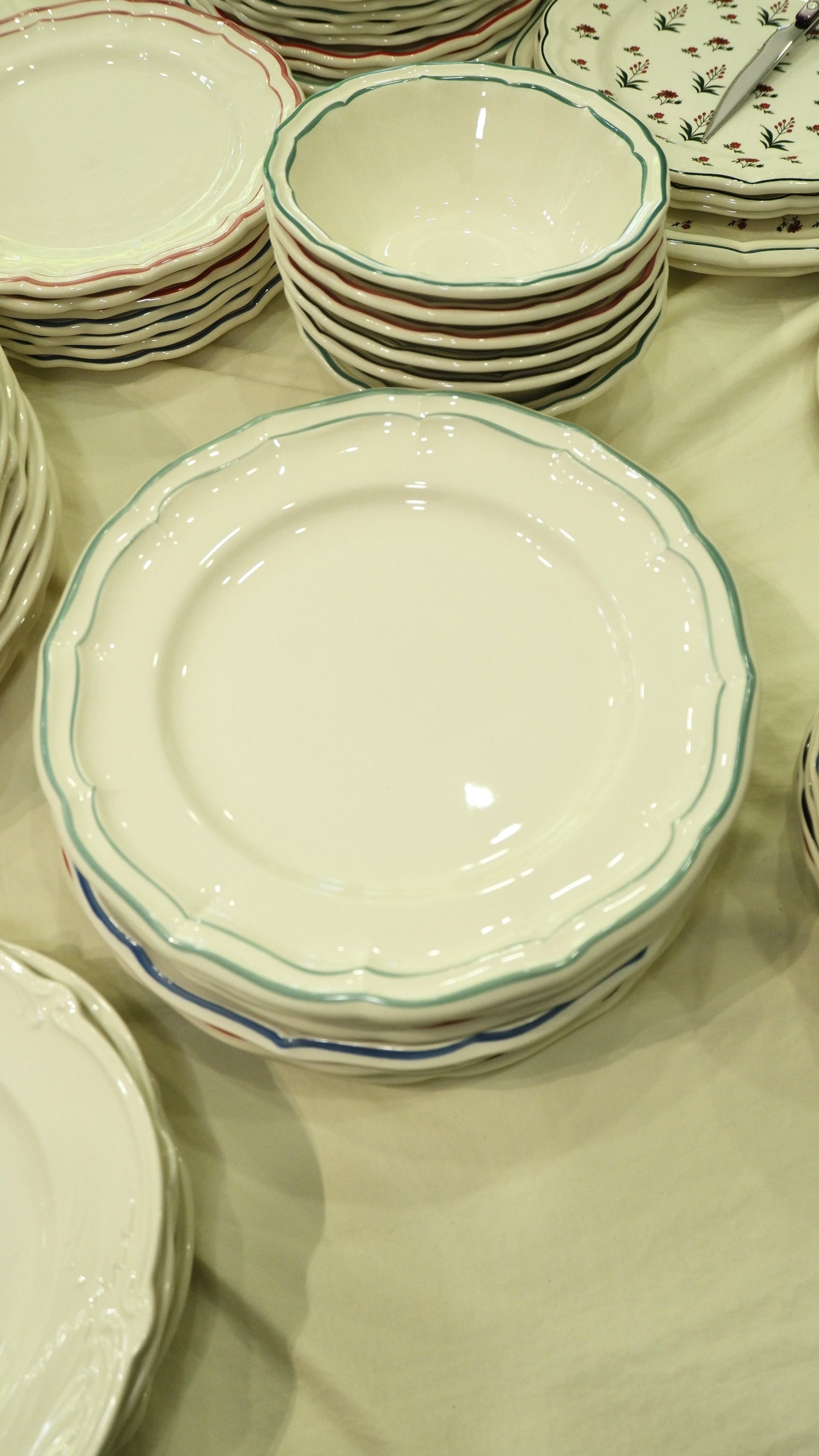 Gien Les Filet｜Dinner Plate（8 colors）