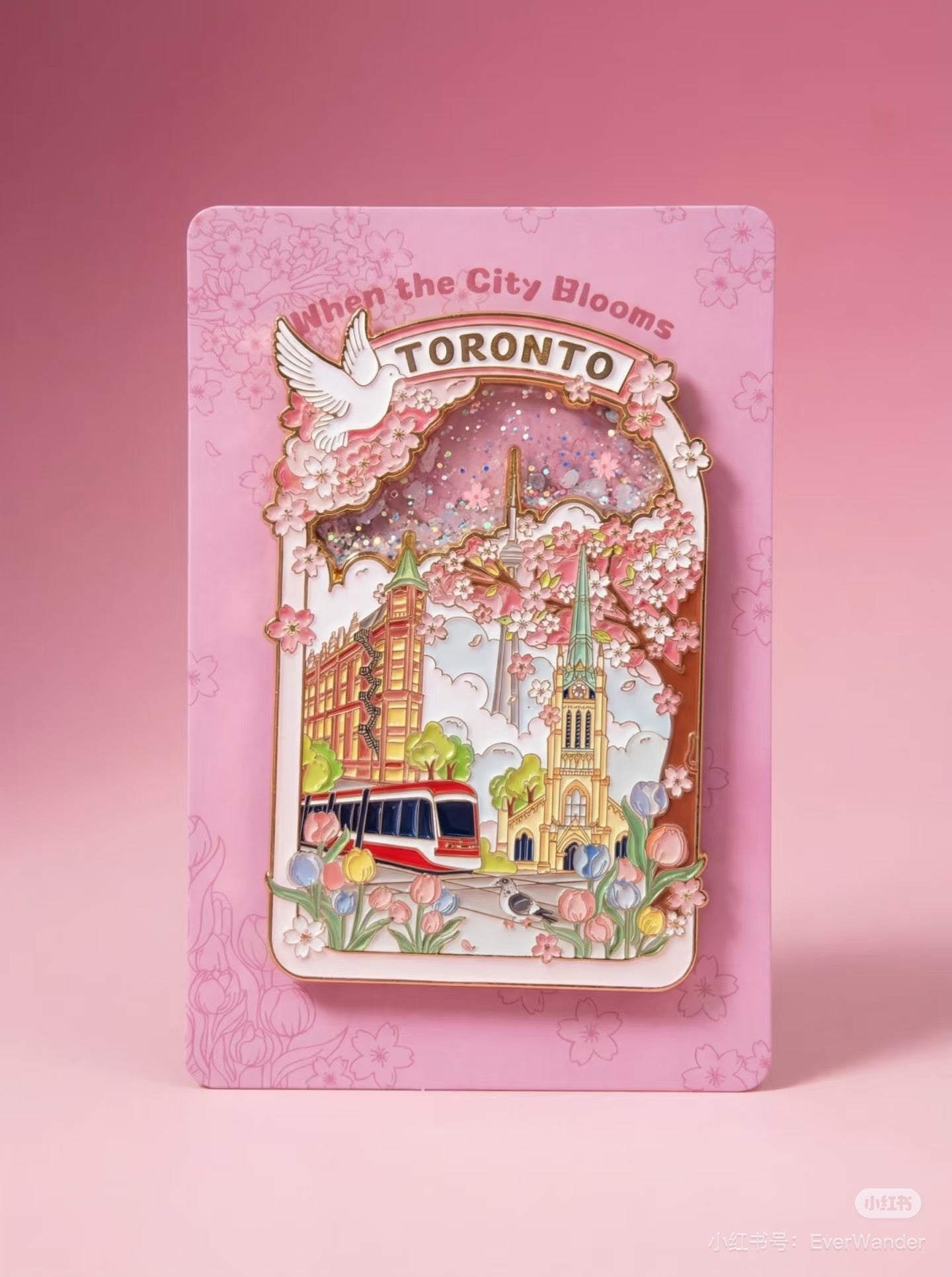 Aimant de réfrigérateur Sakura de Toronto