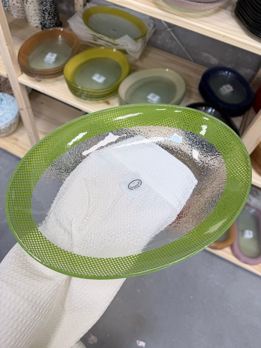 Eding | Bol profond Checky Glass Almond