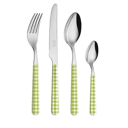 Neva Cultery - Checkered Series Lime