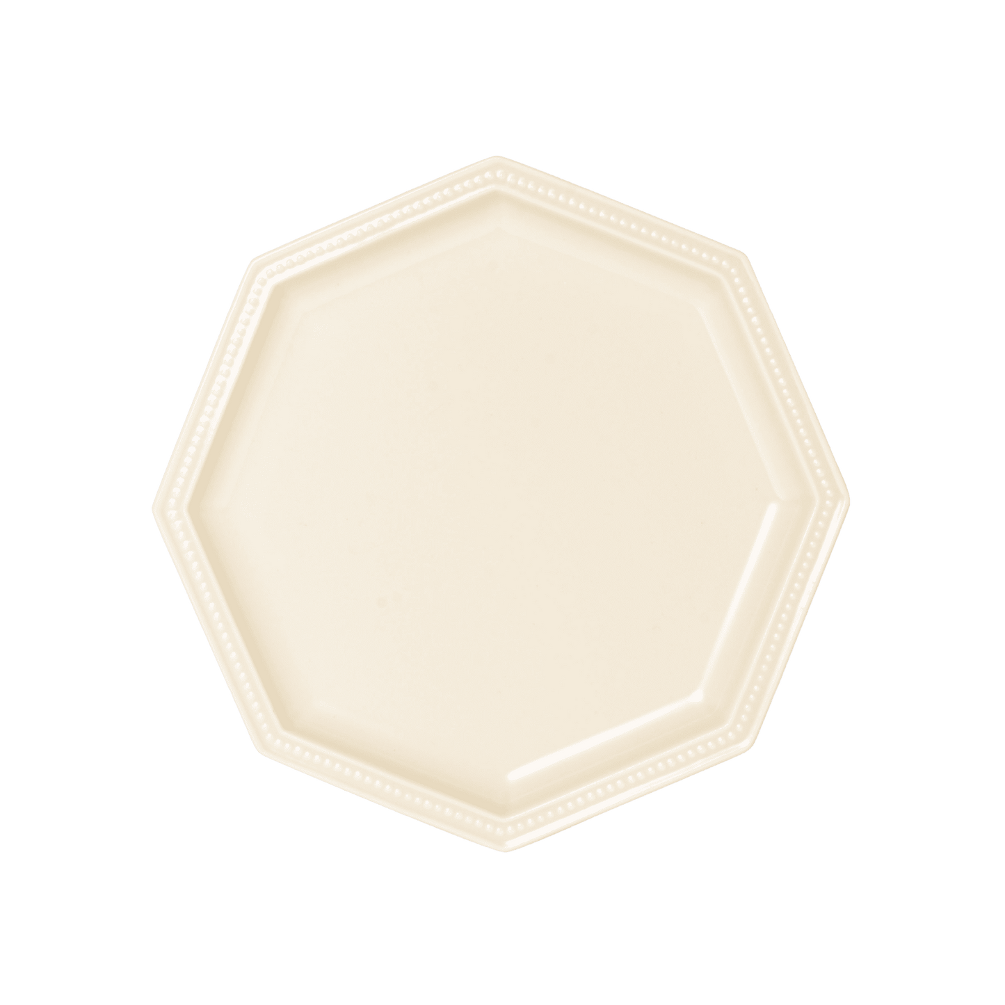 Studio M | Gatis Octaganol Plate - Cream