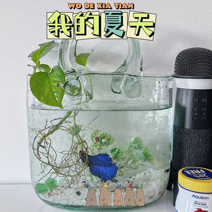 Glass Vase - Bubble Bag Style
