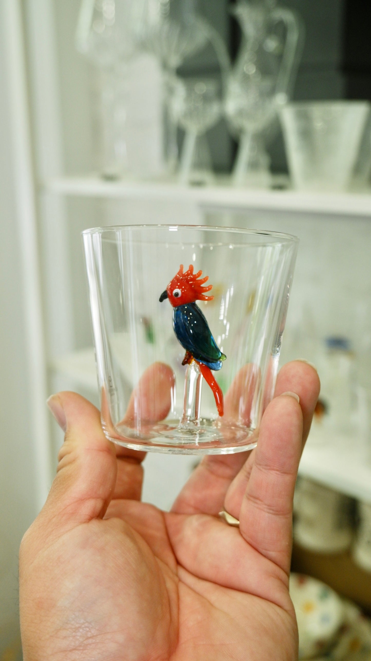 Ichendorf Milano |  Tumbler Blue/Red Cockatoo