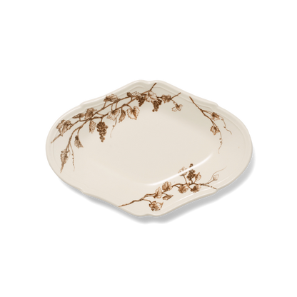Studio M' | Vine Oval Plate - Small Purple