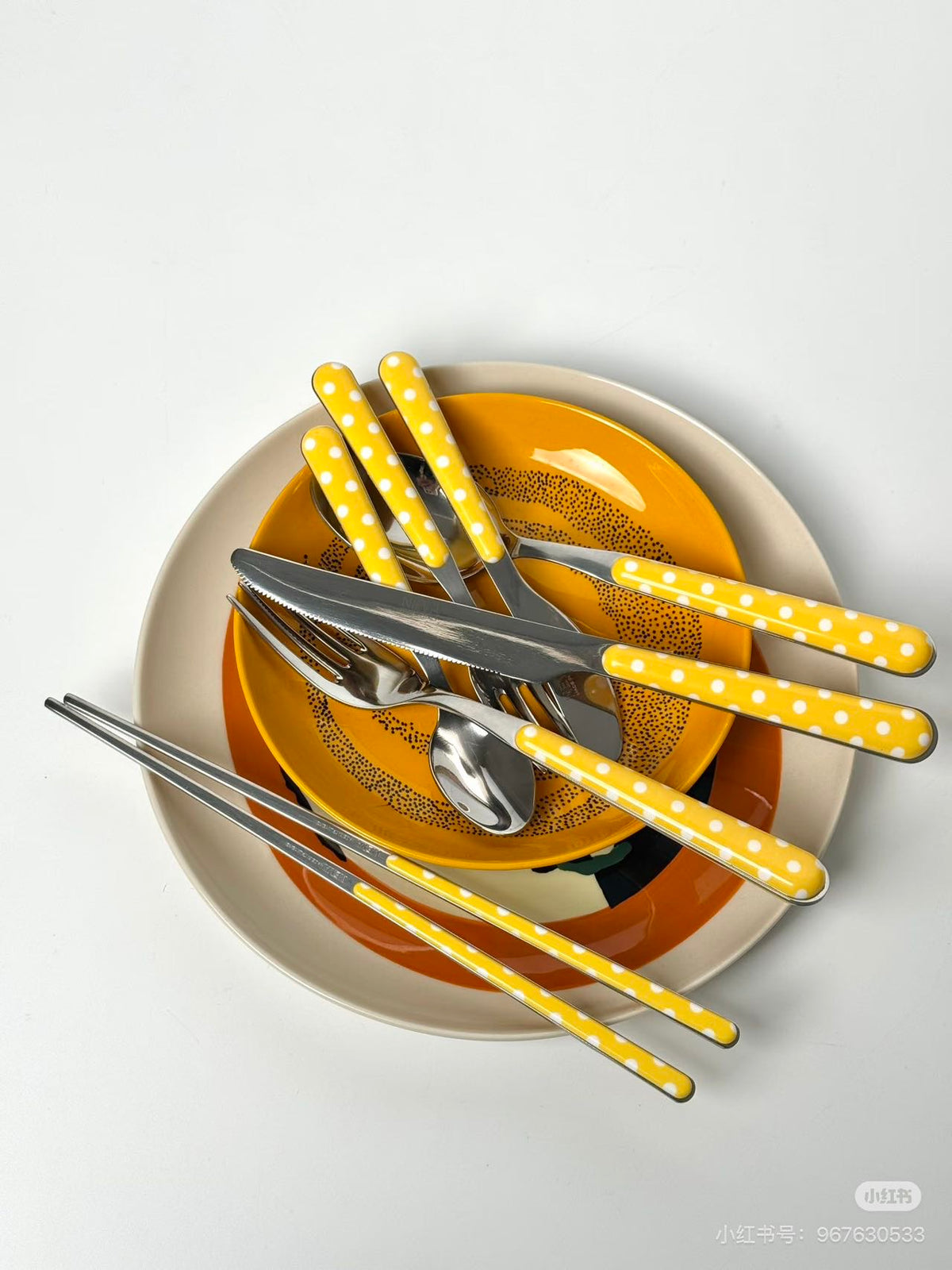 Neva Cultery - Pois Dotted Series Yellow