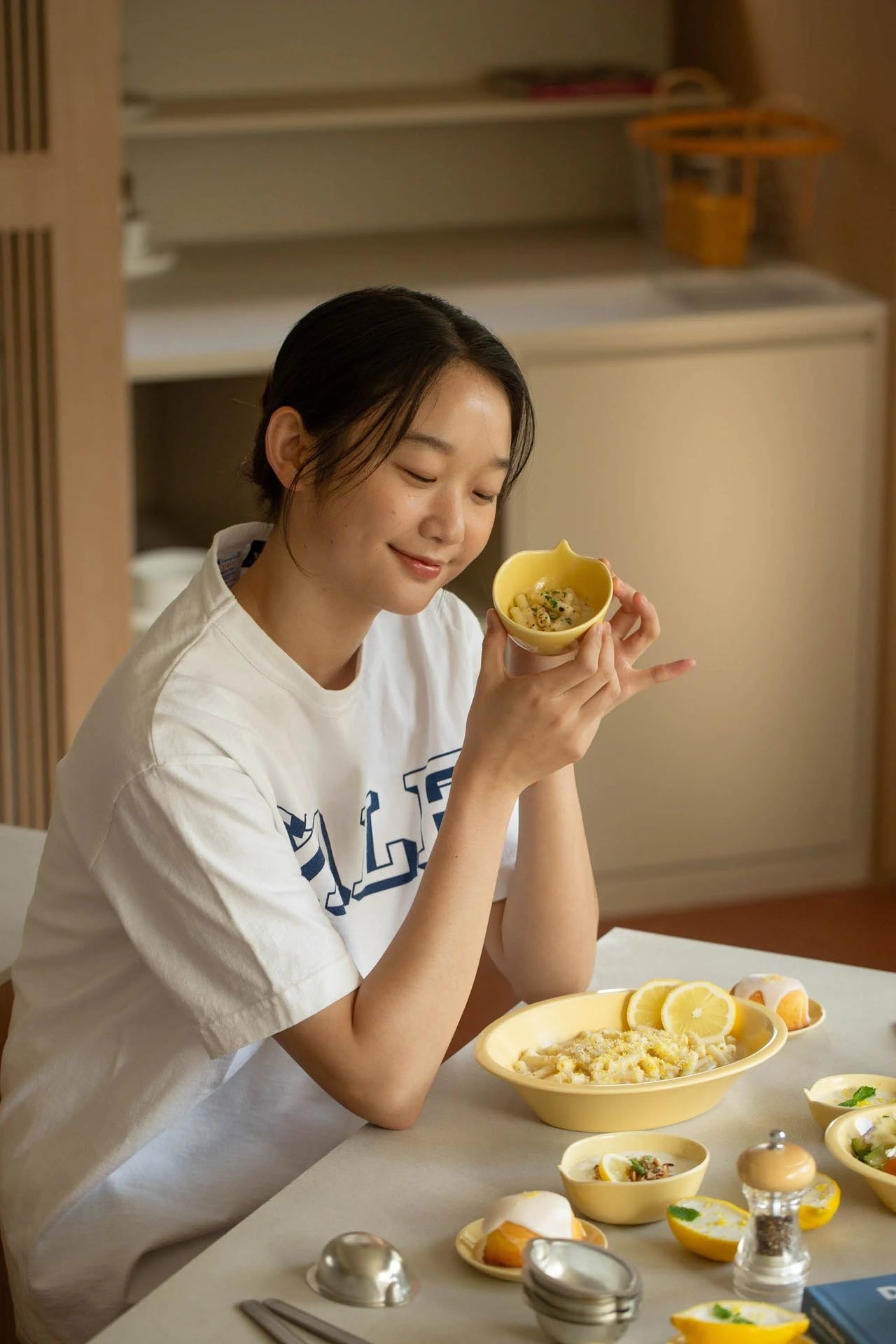 Momur | Weekend 13 Towel + Lemon Bowl Gift Set