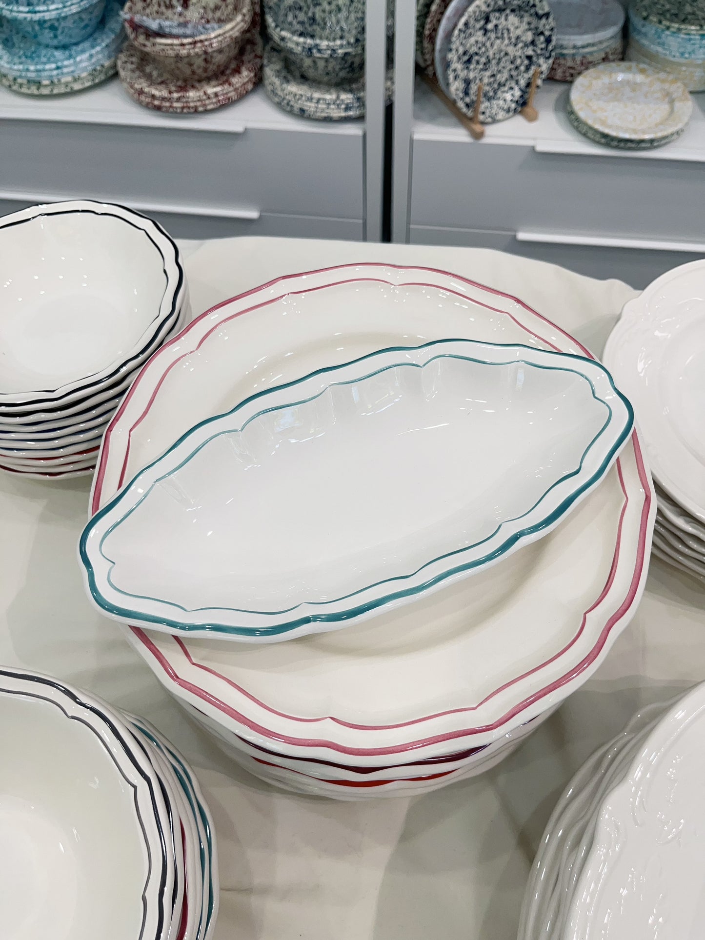 Gien Les Filet｜Pickle Dish Plate（9 colors）
