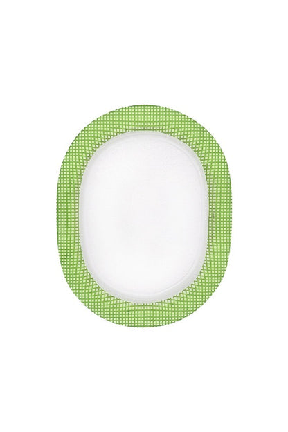 Eding | Plat ovale en verre Checky grand modèle