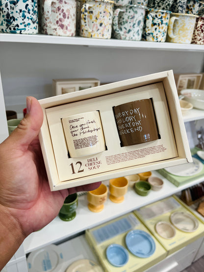 Momur | Weekend 10 Soju Glass 2 piece Gift Set