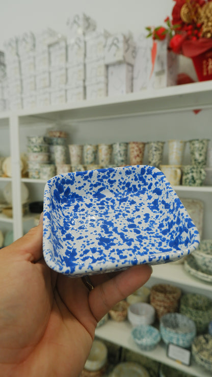 Crow Canyon | Splatter Series Small Square Tray (3 Colors）