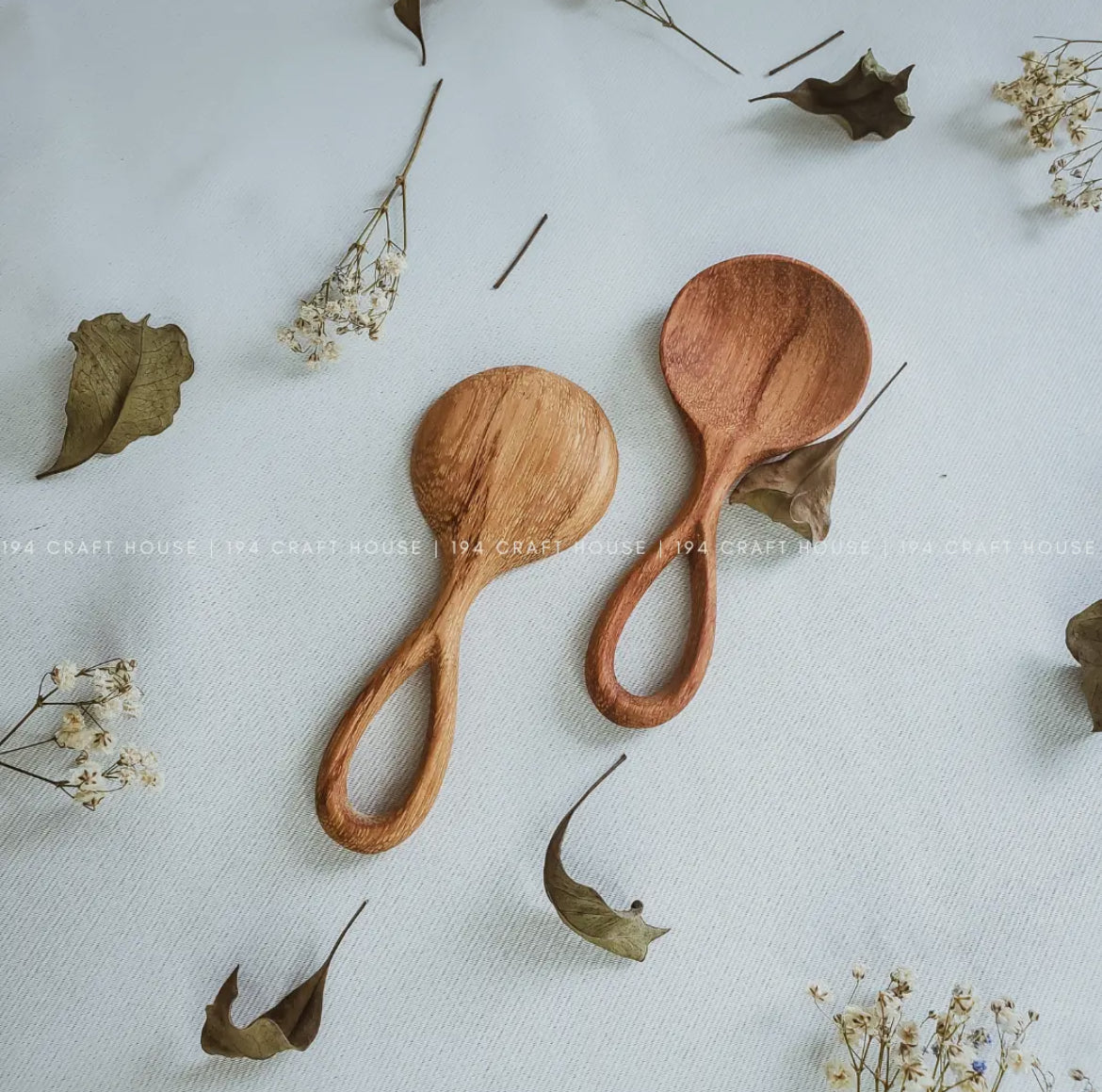 194 Craft House - Small Wooden Coffee/Tea Spoon