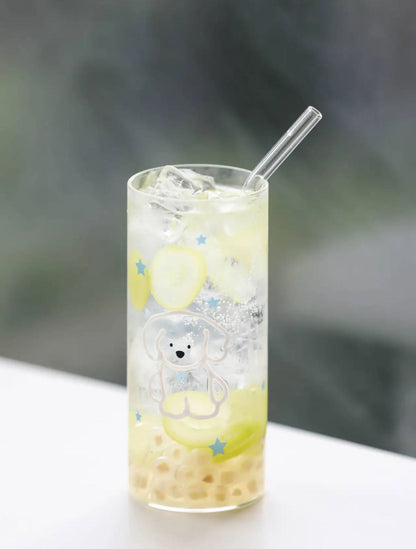 Lumiland｜White Beagle Tall Glass cup