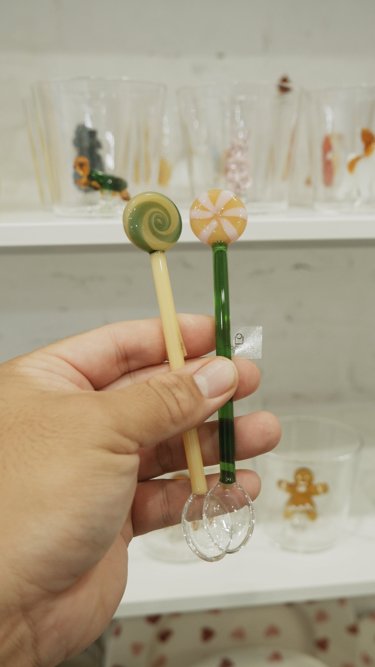 Ichendorf Milano 2025 Christmas Special | Lollipop Spoon set of 2 - Yellow & Green