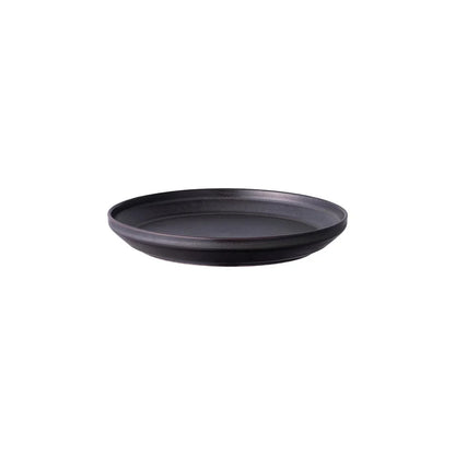 Assiette plate KINTO RIM (24 cm/9,5 po) - Noir