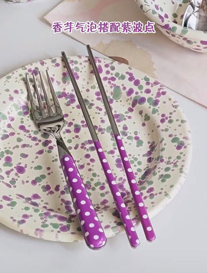 Neva Cultery - Pois Dotted Series Lilac