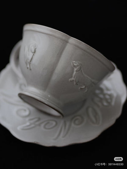 Onamanner｜Coffee Mug & Saucer Set