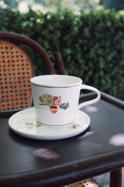 Jingdezhen | Xiaoyuan Squirrel Cup & Saucer