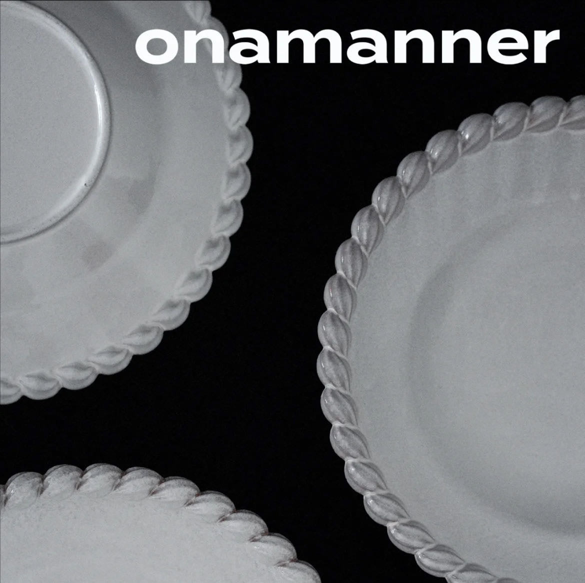 Onamanner｜Cream Plate