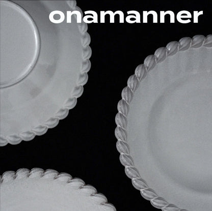 Onamanner｜Cream Plate