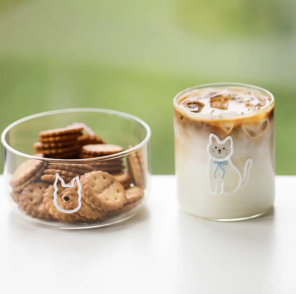 Lumiland｜Dog Friends Glass Bowl（4 styles）