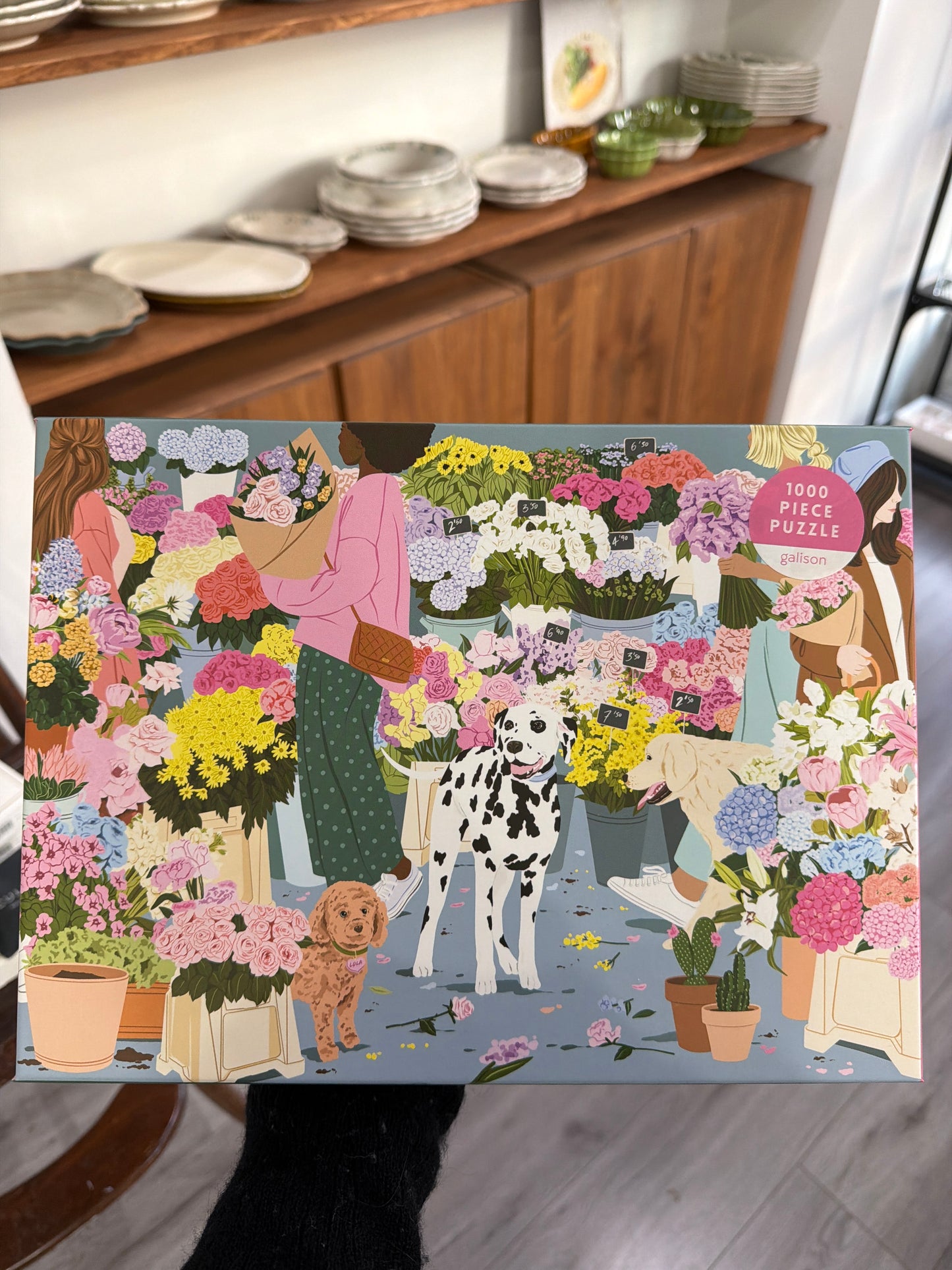 Galison -  Flower Market 1000pcs Puzzle