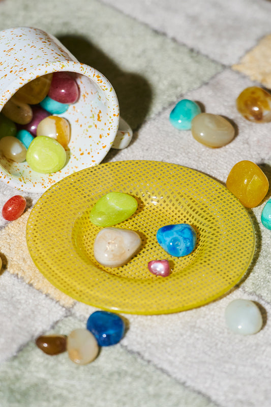 Eding | checky series dessert plate
