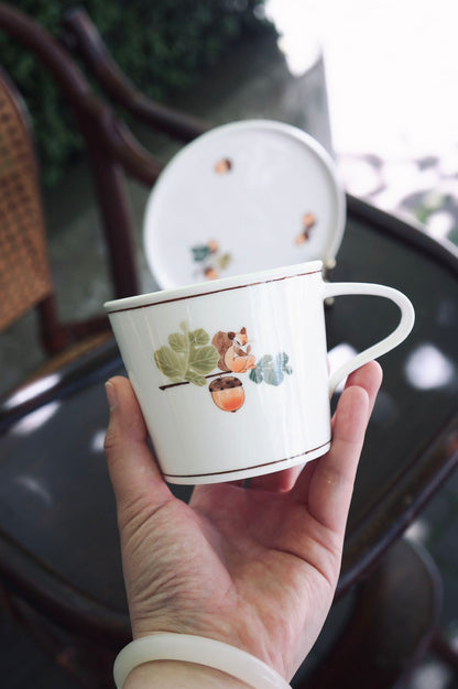 Jingdezhen | Xiaoyuan Squirrel Cup & Saucer