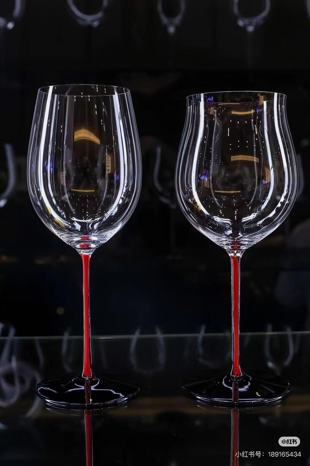 Riedel Black Tie Red Stem - Burgundy Grand Cru Glass