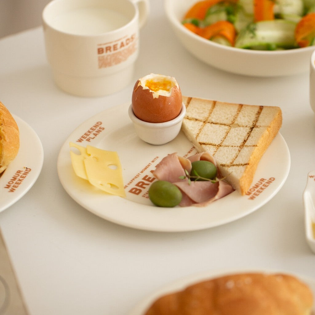 Momur | Weekend 6 Bread Plate（2 colors）